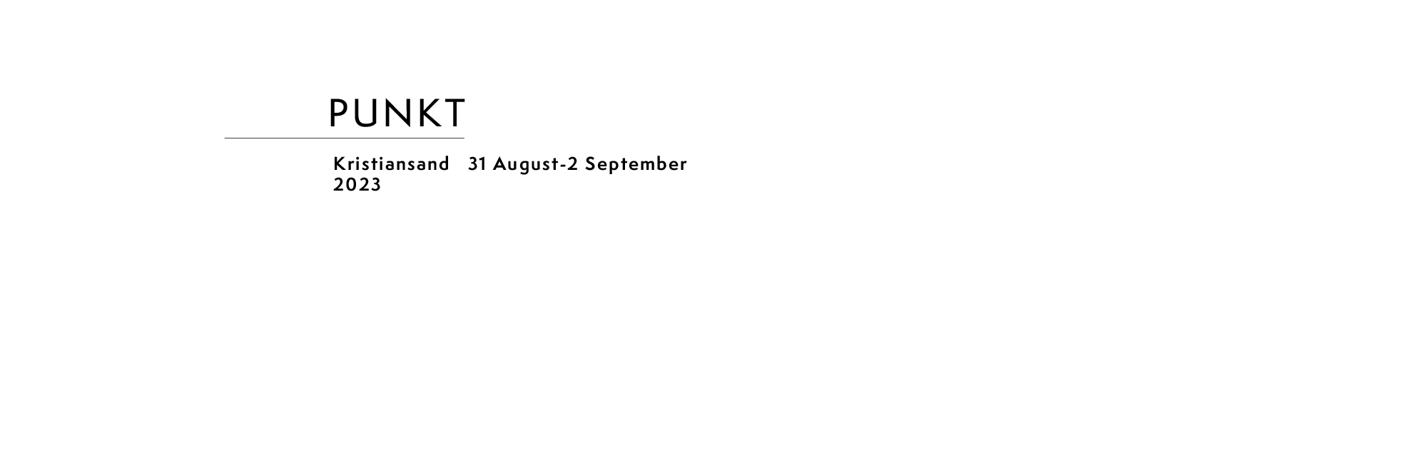 Punkt Festival